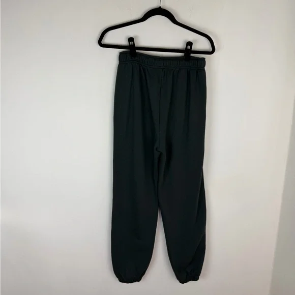 Alo 2 Piece Set Accolade Hoodie Sweatshirt & Sweatpant Charcoal Green Size S - Picture 13 of 15